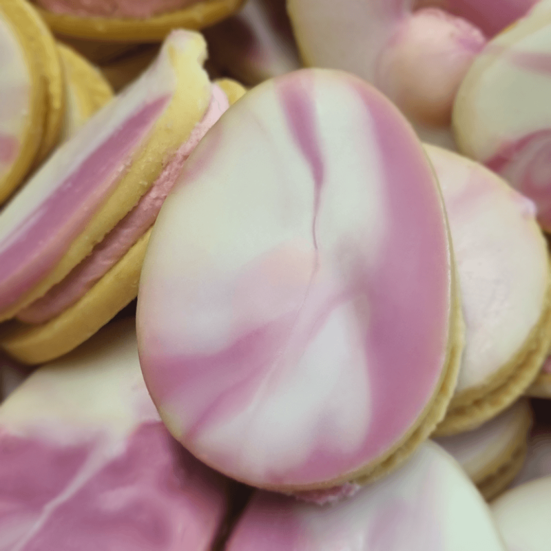 Osterkekserei Himbeer mit Himbeercremefüllung